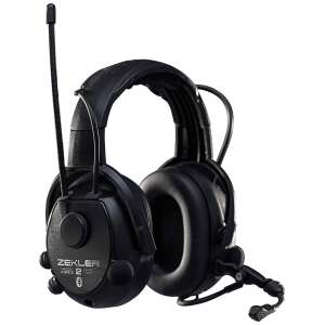 Zekler 412RDB kuulonsuojaimet akulla ja laturilla