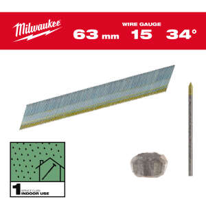 Milwaukee Viimeistelynaulat 15G - M18 Fn15Ga / Cn1